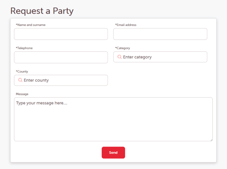 Where to rent kids party equipment like bouncy castles in the UK using our Request a Party form