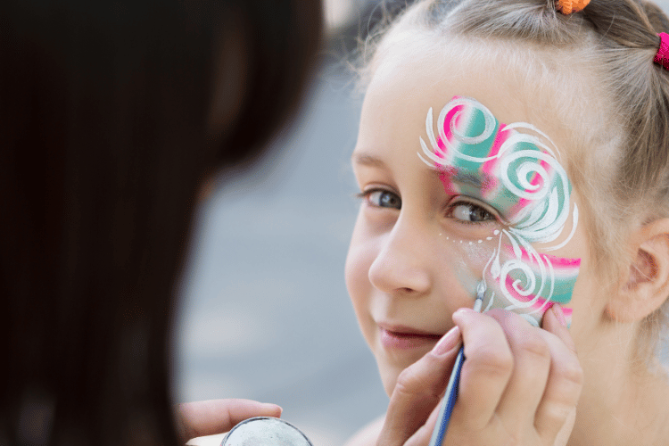 Face painting for children's parties