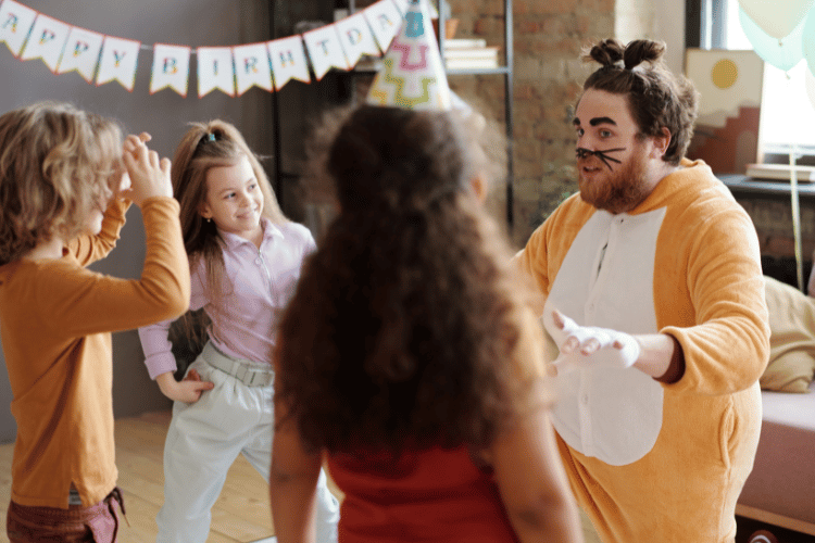 What questions should I ask before hiring a children's party supplier in the UK?